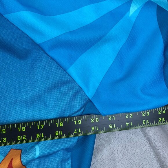 Lot of Two Men's Athletic Cycling Jersey Shirt M/L Red Blue Short Sleeve Zoot - Picture 8 of 16